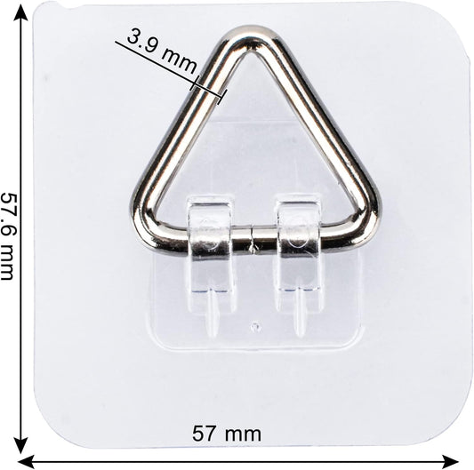 Wall Hangers 20 Pack - Vertical Plate Holders, Adhesive Picture Hanger for Wall Decoration