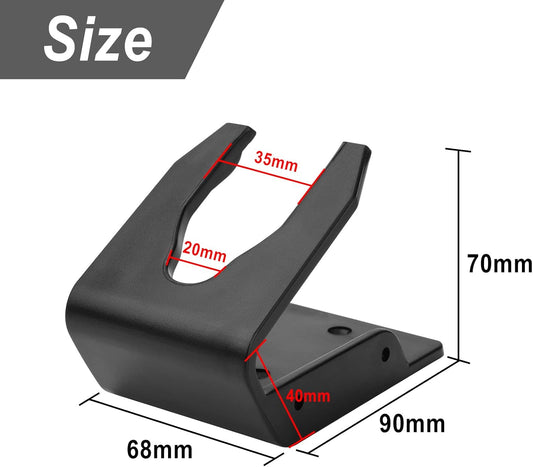 Universal Barcode Scanner Holder, Barcode Scanning Holder, Barcode Reader Holder Rack Bracket, Support Wall Mount/Suspension, Fit for Most Scanner Barcode Scanners (Style A: 90 x 68 x 75 mm)