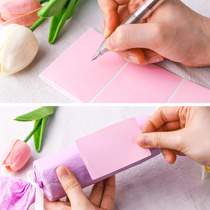 3"x2" Inch Thermal Printer Labels - Adhesive Waterproof Address and Barcode Stickers for Laser/Inkjet Printers, Ideal for Small Business Shipping&Inventory(500PCS, Pink)