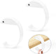 2PCS C Shape Purse Hook for Table, Headphone Hanger, Aluminum Alloy Desk Heavy Duty Handbag Hook for Organizing Desktop Storage Items (White)