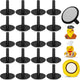 20Pcs Plastic Duck Holder Car, Rubber Duck Plug Ducks Display Fixed Mount Duck Holder, Self-Adhesive Duck Holder for Car, Gift for Car Lover, Black(Rubber Ducks Not Included)