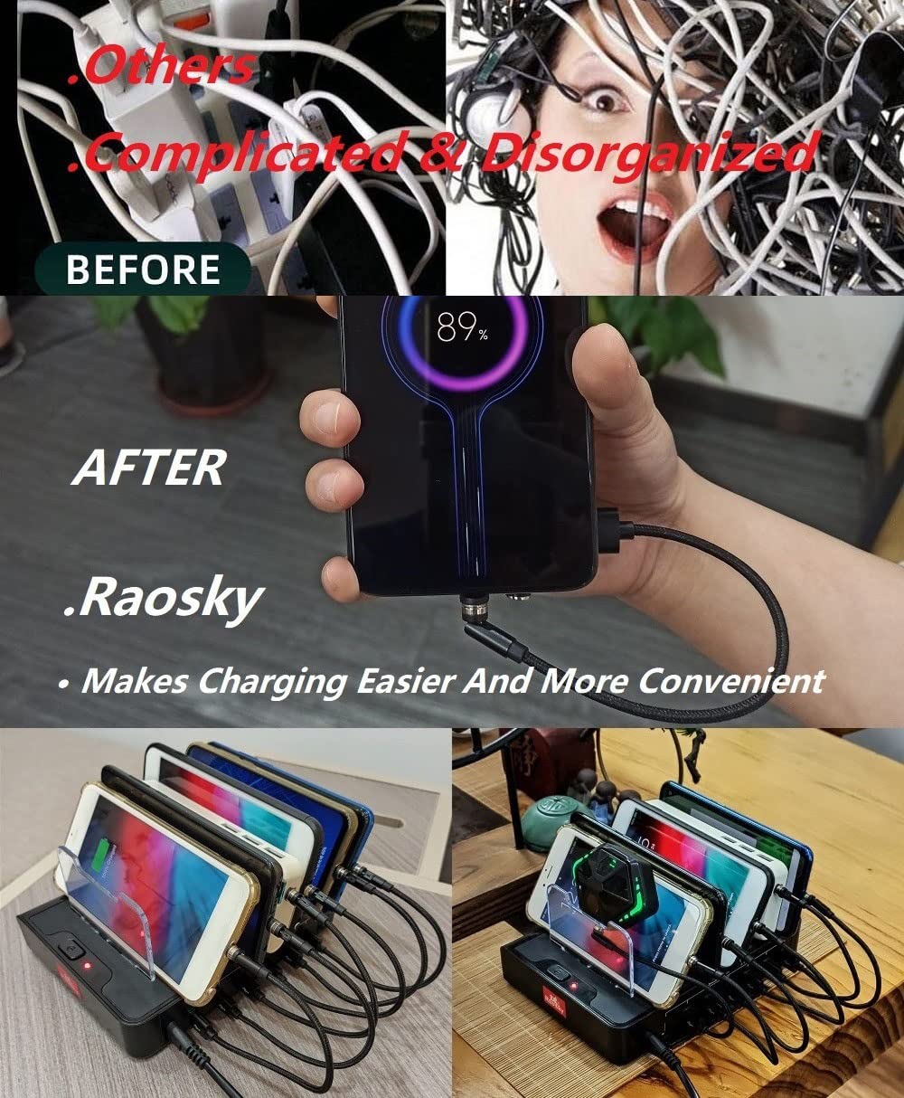 Magnetic Charging Tips (iPoTips) 7pack,just Magnetic tip (iProduct Tips),Without USB Cables& Non-Data,Compatibility for iOS-SmartSeries