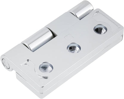 Butt Hinge Zinc Alloy Cabinet Hinges Polished Chrom Silver Residential Bed Room Hinge for Doors Hardware 2.56" x 2.16" -2pcs