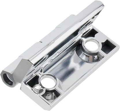 Butt Hinge Zinc Alloy Door Hinge Polished Chrom Silver Boat Hatch Hinges Heavy Duty Residential Bed Room Hinge for Doors Hardware 1.96" x 1.96" -4pcs