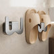 Wall-Mounted Aluminium Slipper Holder - Self-Adhesive Space-Saving Organizer - 2 Pack