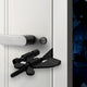 Portable Door Lock - Extra Security for Hotels & Travel - Self-Adhesive No Drilling Required - Black - 1 Piece