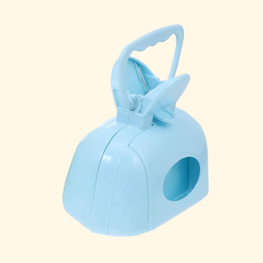3-in-1 Dog Poop Bag Dispenser Blue Portable Leakproof Easy to Use Pet Waste Cleaning Helper