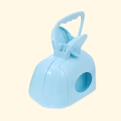 3-in-1 Dog Poop Bag Dispenser Blue Portable Leakproof Easy to Use Pet Waste Cleaning Helper