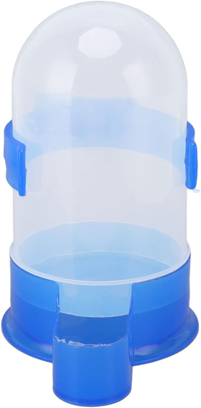 Automatic Hanging Bird Cage Waterer 1 Piece - Plastic Drinker for Quail, Tiger Skin Parrot, Lovebird, Canary and Other Birds