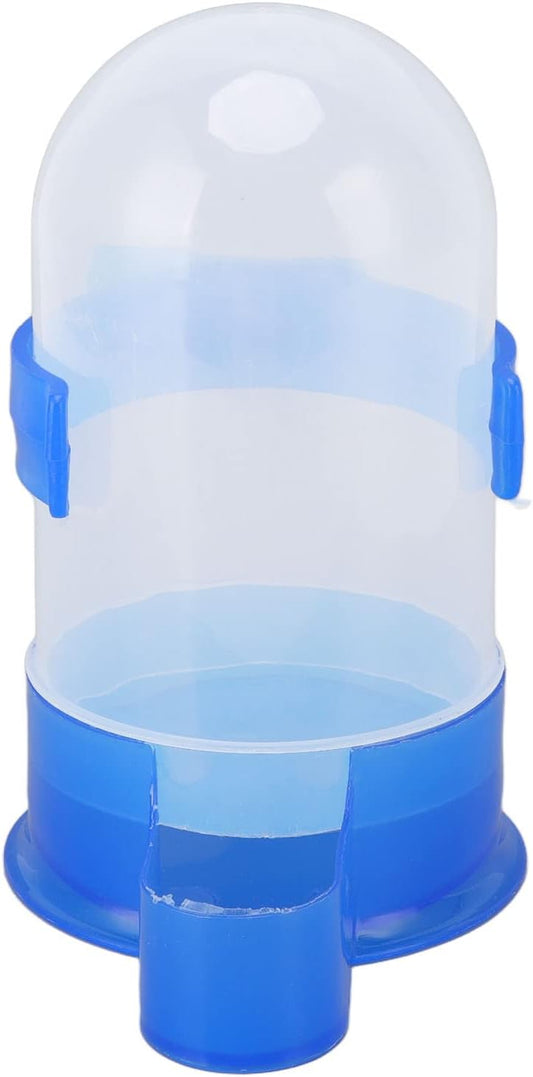 Automatic Hanging Bird Cage Waterer 1 Piece - Plastic Drinker for Quail, Tiger Skin Parrot, Lovebird, Canary and Other Birds