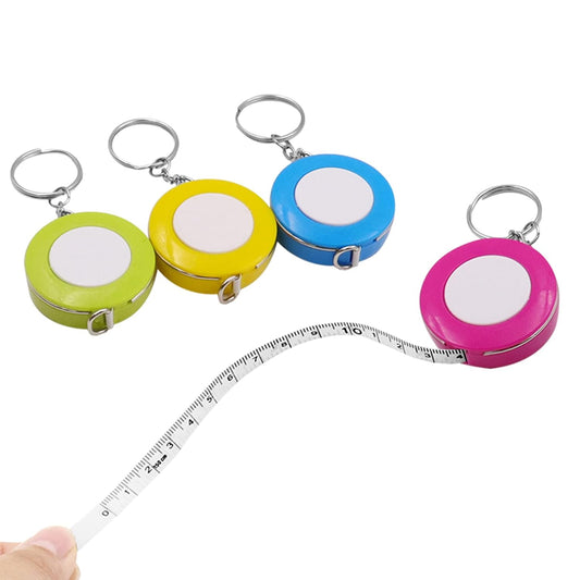 4 Pack Double-Sided Measuring Tape 60 Inch 1.5m Retractable Soft Portable with Keychain for Tailors and Seamstresses