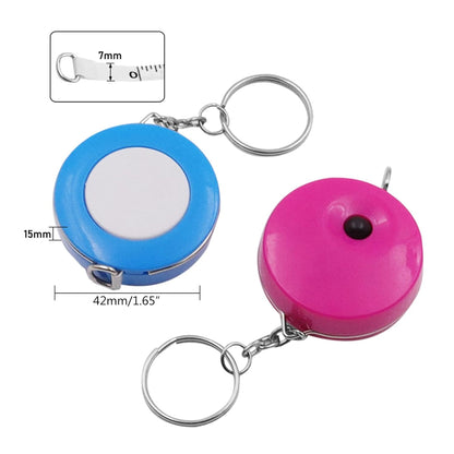 4 Pack Double-Sided Measuring Tape 60 Inch 1.5m Retractable Soft Portable with Keychain for Tailors and Seamstresses