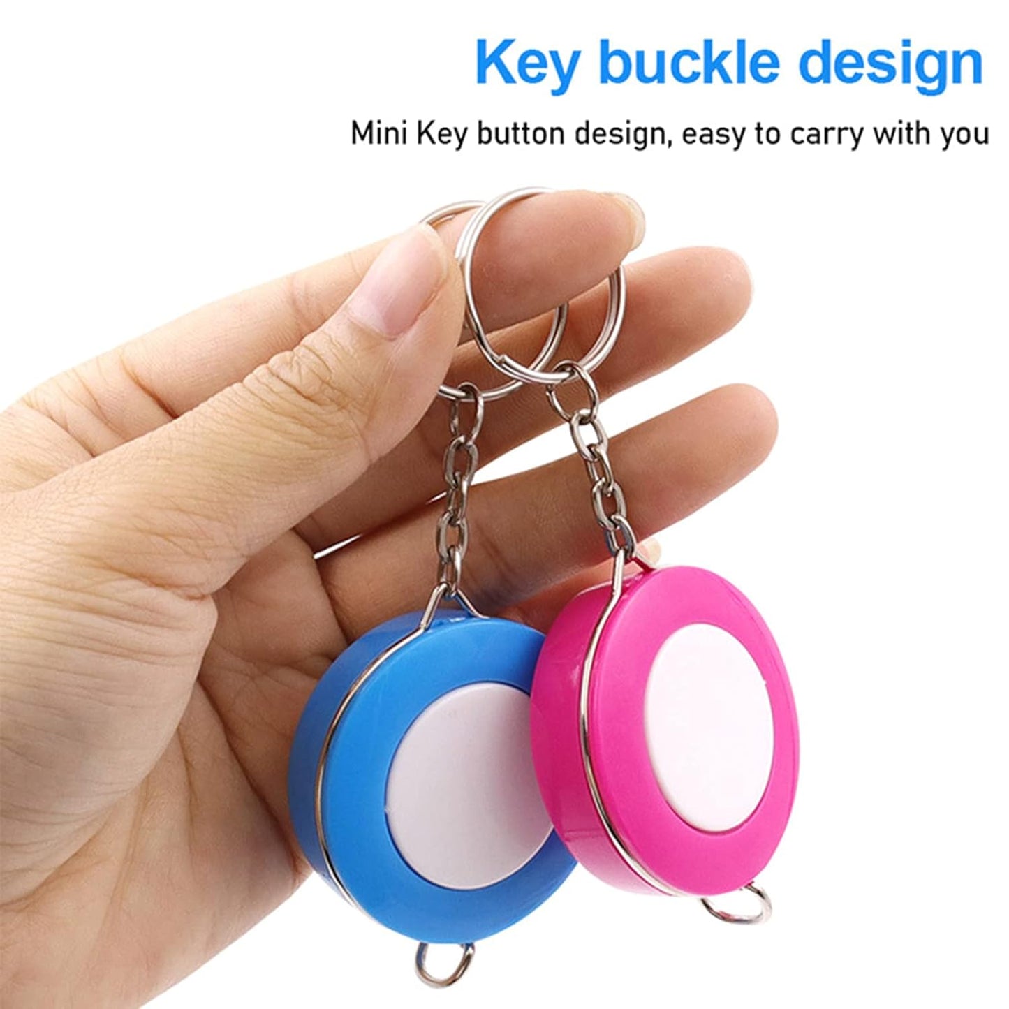 4 Pack Double-Sided Measuring Tape 60 Inch 1.5m Retractable Soft Portable with Keychain for Tailors and Seamstresses