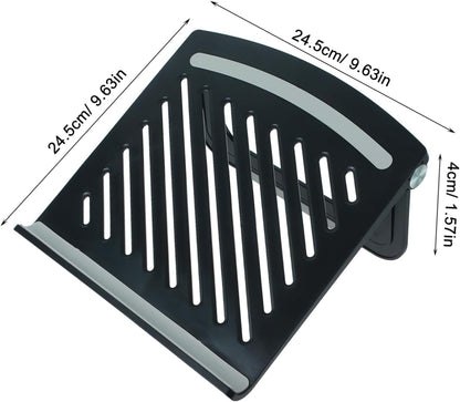 Adjustable Laptop Stand 24x24x4cm Multi-Use Tablet Holder Portable Ergonomic Desk Stand Pink