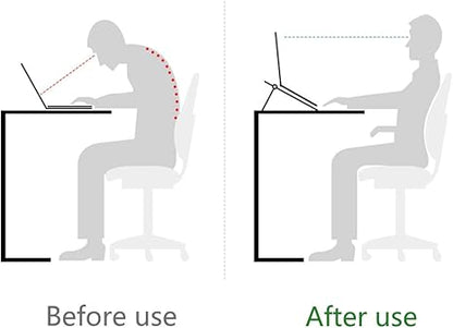 Adjustable Laptop Stand 24x24x4cm Multi-Use Tablet Holder Portable Ergonomic Desk Stand Pink