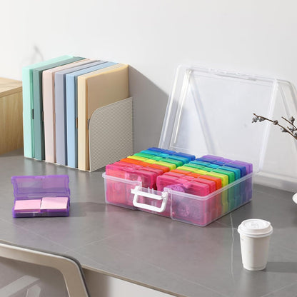Photo Album Organizer 4x6 Inch Colourful Photo Storage Set