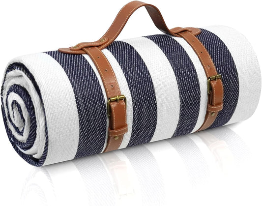 200x200cm Picnic Blanket Waterproof Sandproof Foldable for 6-8 People 3 Layers Ideal for Beach Park Camping
