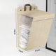 Foldable Laundry Basket with Sturdy Handles - Waterproof Clothes Washing Container - Space Saving Design