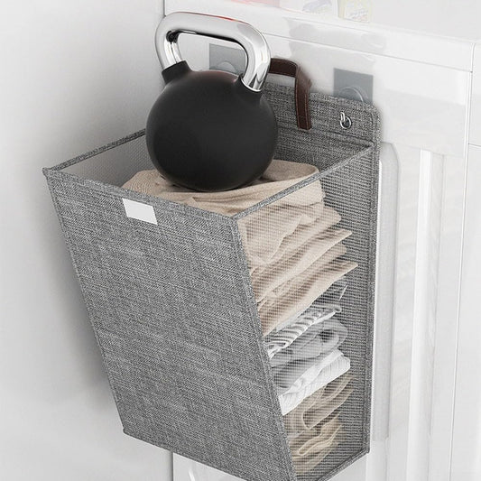Foldable Laundry Basket with Sturdy Handles - Waterproof Clothes Washing Container - Space Saving Design