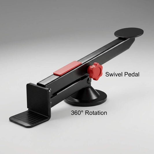 Swivel-Type Door and Board Lifter, Door Lifter Installation Tool, Black