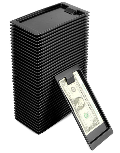 Black Check Holders, 36 Pcs Check Presenters Trays, Check Tip Holder for Receipts, Cash, Credit Cards, Used in Restaurants, Cafes, Bars, Hotels and Dining