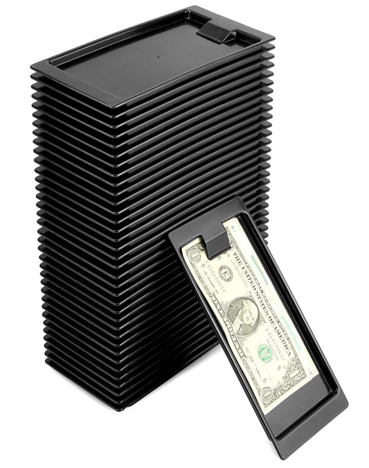 Black Check Holders, 36 Pcs Check Presenters Trays, Check Tip Holder for Receipts, Cash, Credit Cards, Used in Restaurants, Cafes, Bars, Hotels and Dining