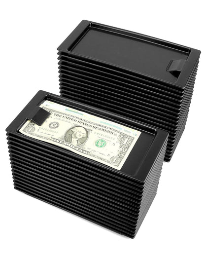 Black Check Holders, 36 Pcs Check Presenters Trays, Check Tip Holder for Receipts, Cash, Credit Cards, Used in Restaurants, Cafes, Bars, Hotels and Dining