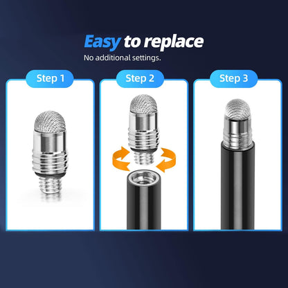 10pcs mesh Tips 12pcs disc Tips for Capacitive Touch Screen Stylus