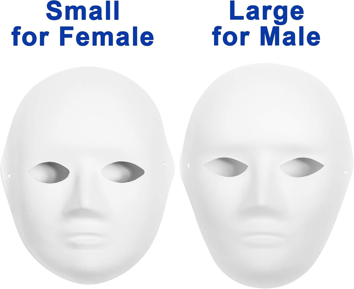 (30+16PCS) Paper Mache Masks & Cat Mask White Blank for Party, Cosplay, Artistic Projects, Theater, Halloween, Masquerade Parties, Classroom Art