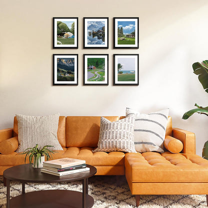8x10 Picture Frame Set of 2 & 8.5x11 Picture Frame Bulk-6 Pack
