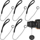 5PCS Camera Lens Cap Tether, Universal Lens Cap Leash & Keeper/Elastic String Holder Compatible with DSLR Lenses, Lens Cap Security Strap Fits All SLR Mirrorless Camera Lenses Cap