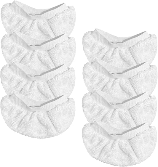 8 Pack Steam Cleaner Accessories for Most Handheld Steam Cleaner - Microfiber Cloths Cover Compatible with Bissell Steam Shot, Dupray, PurSteam, Comforday Steam Cleaner