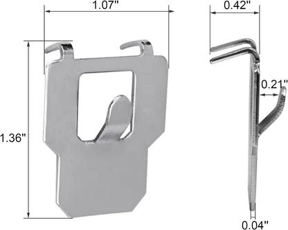 Xadnitu 30 Pieces 30LB Claw Drywall Picture Hangers for Easy Wall Picture Frames, Mirrors, Paintings, Art Hanging, Supporting in Home and Office Decoration