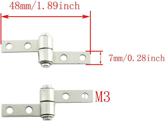 Torque Friction Type Positioning Hinges 360 Degree Torque Hinges with Mounting Screws