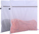 Kimmama Laundry Mesh Wash Bags, Lingerie Bags for Washing Delicates, Mesh Laundry Bags for Washing Machine, White Net, Grey Zipper, 2XXL