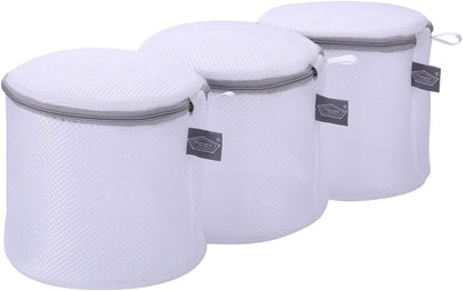 Kimmama Bra Washing Bags for Laundry, Lingerie Bags for Washing Delicates, Bra Laundry Bag for Washing Machine, Sandwish Mesh, 7x7x7"