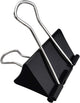 Extra Large Binder Clips 2.4-Inch (12 Pack), Big Paper Clamps for Office Supplies, Black