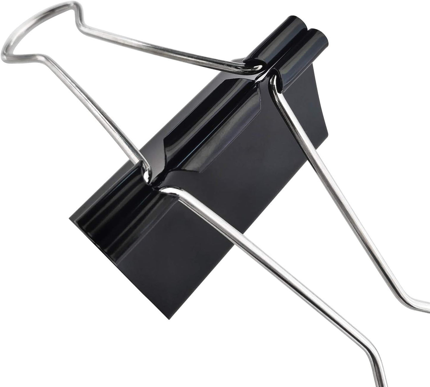 Extra Large Binder Clips 2.4-Inch (12 Pack), Big Paper Clamps for Office Supplies, Black