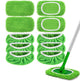 4+6 Pack Reusable Microfiber Mop Pads Compatible with Swiffer Sweeper- Dry Sweeping Cloths & Wet Mopping Cloths - Washable Wet Pads Refill for Mopping Floors (Mop is not Included)