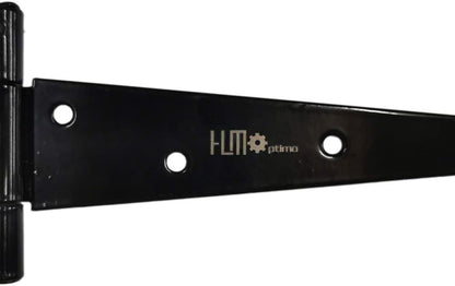 Heavy Duty T Hinge Tee Hinge T Strap Hinge Shed Hinge Gate Hinge Barn Hinge Fence Hinge Door Hinge Wrought Rtproof All Size Black (4 pcs, 8 inch
