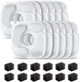 24 Pcs Cat Water Fountain Filter,12 Pack Filters & 12 Pack Pre-Filter Sponges, Compatible with 95oz/2.8L Pet Fountain