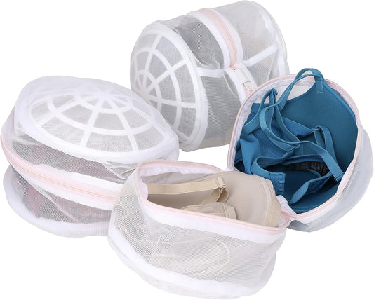 Premium Bra Wash Bag – Set of 3 Mesh Lingerie Laundry Bags for Delicates – Protects Bras, Underwear & Intimates in Washing Machine – Durable Zipper Closure – Regular Size