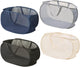 4 Pcs Collapsible Laundry Baskets, Opening Laundry Hamper, Foldable Laundry Basket, Dirty Clothes Basket for Clothes & Home Organization