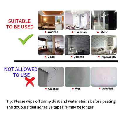 Double Sided Adhesive Tape 5mm / 10mm x 25M Heat Resistant High Adhesion Transparent Acrylic Tape, LCD Screen Repair Sticker for Cell Phone Touch Screen Repair