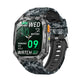 Smart Watch with Bluetooth Calling - Square Screen Fitness Tracker with 1400mAh Battery 8-10 Days Use - Waterproof Smartwatch for Men - Blue Camo