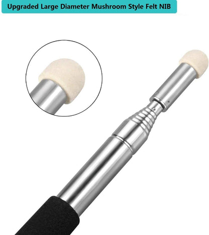 Telescopic Teachers Pointer,Teaching Pointer,Hand Pointer Extendable Retractable Handheld Presenter Classroom Whiteboard (1)  39 inch