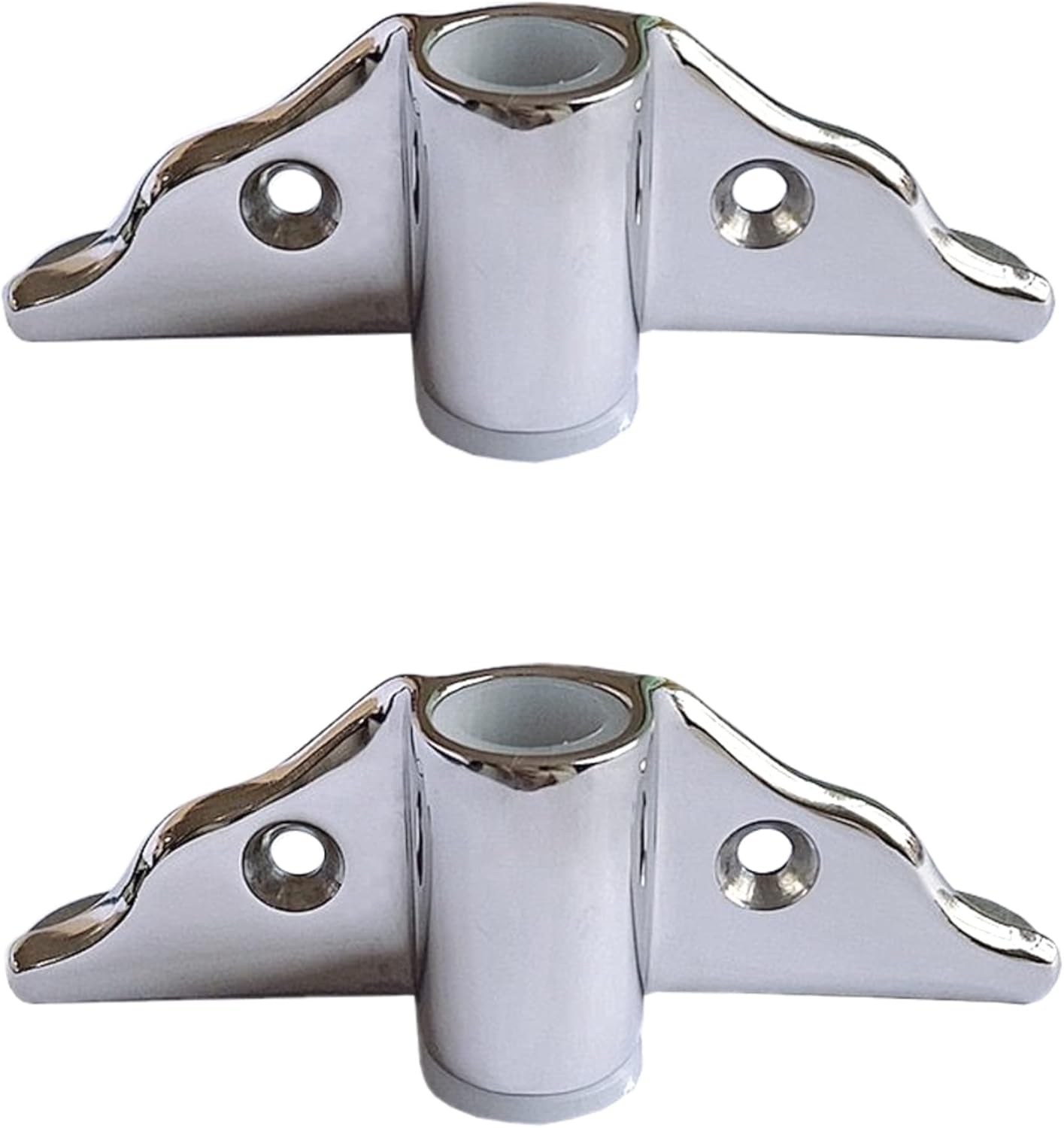 2PCS 316 Stainless Steel Row Lock Oarlock Socket Support Bracket for 1/2" Shank