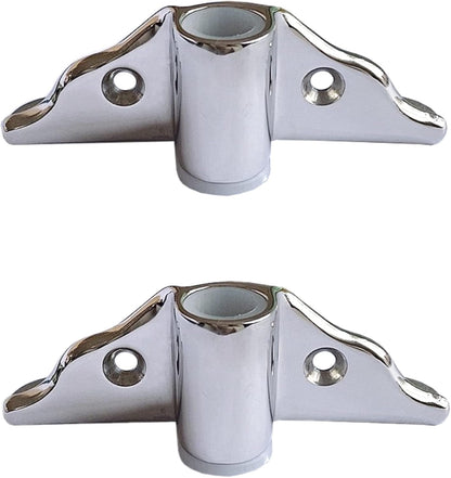 2PCS 316 Stainless Steel Row Lock Oarlock Socket Support Bracket for 1/2" Shank