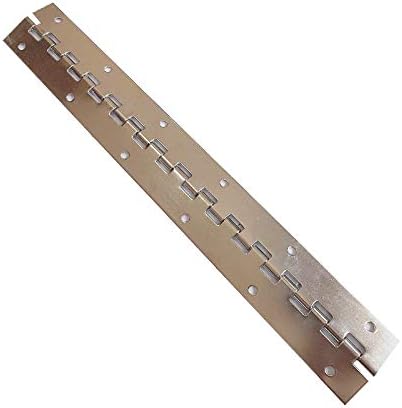 Marine Grade Stainless Steel 14 X 2 INCH Boat Piano Hinge Continuous with Hole, Polished Finish Home Furniture Hardware Door