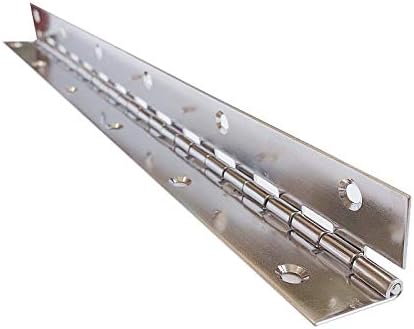 Marine Grade Stainless Steel 14 X 2 INCH Boat Piano Hinge Continuous with Hole, Polished Finish Home Furniture Hardware Door